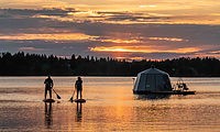 Bo i Yggdrasil igloo i Årjäng