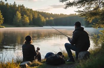 Bo på en herrgård med fiskepaket