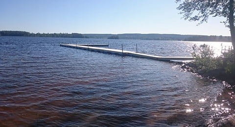 Bo på en herrgård med fiskepaket