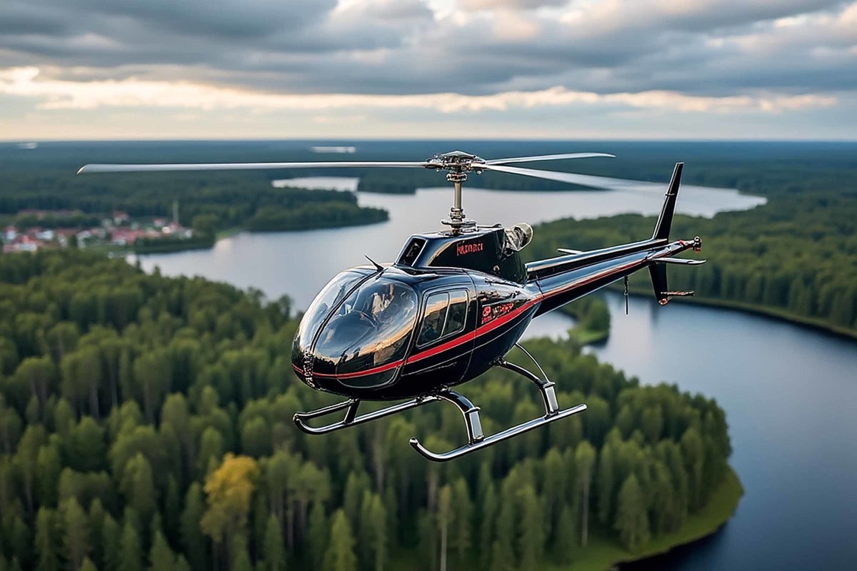 Helikoptertur i Karlstad för två