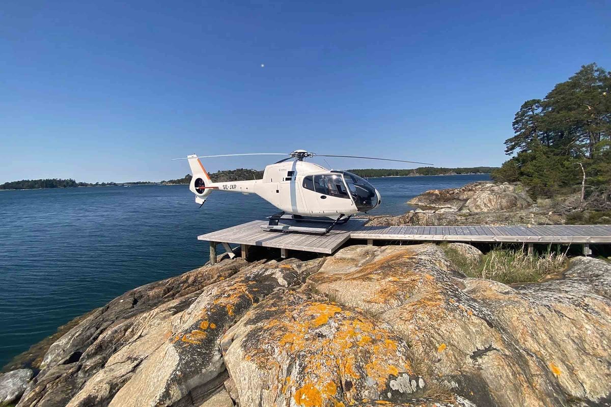 Helikoptertur i göteborg för två