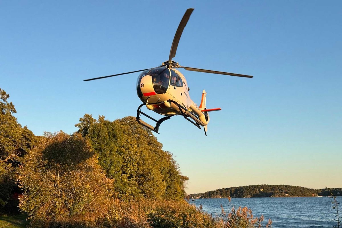 Helikoptertur i Örebro för två