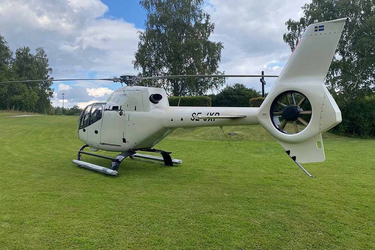 Helikoptertur i Gävle för två