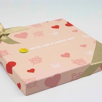 Presentbox Kärlek + Rosett Guld