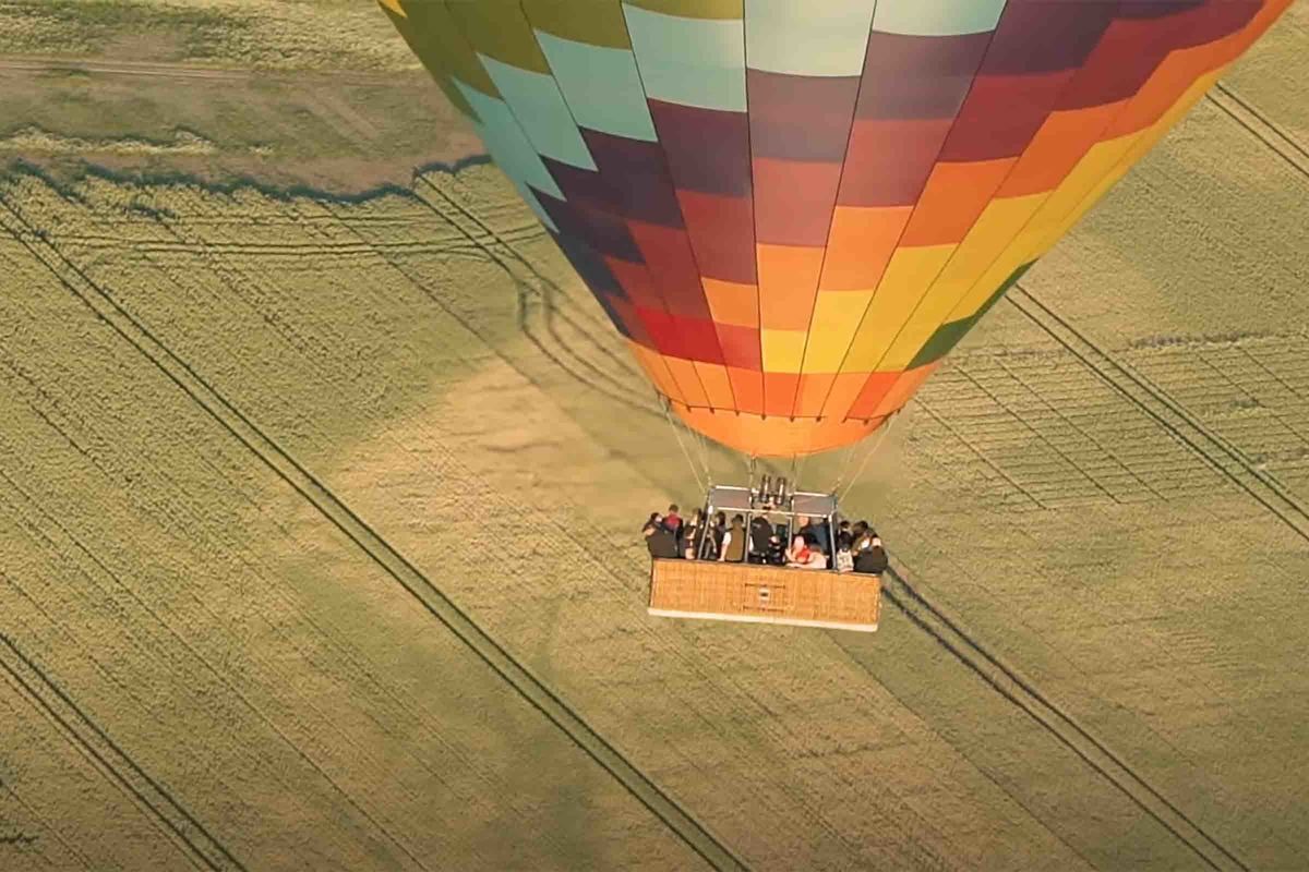 Flyg Luftballong Västers för två