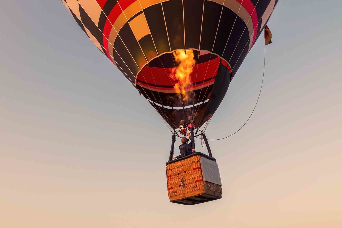 Flyg Luftballong Lund för två