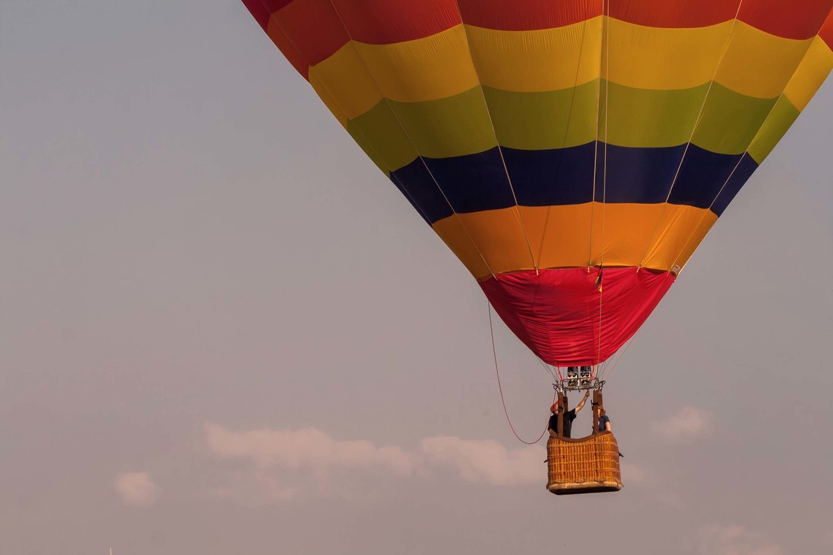 Flyg Luftballong Borås för två