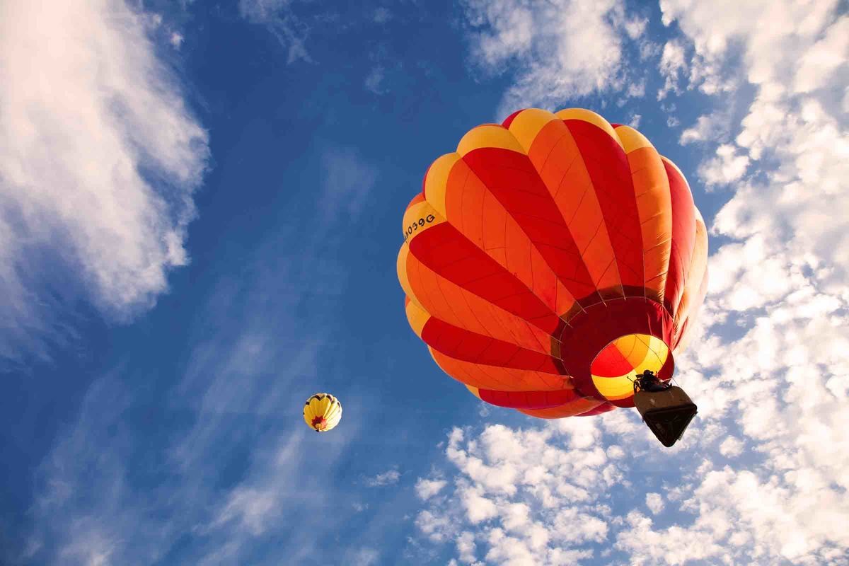 Flyg Luftballong Mariestad för två
