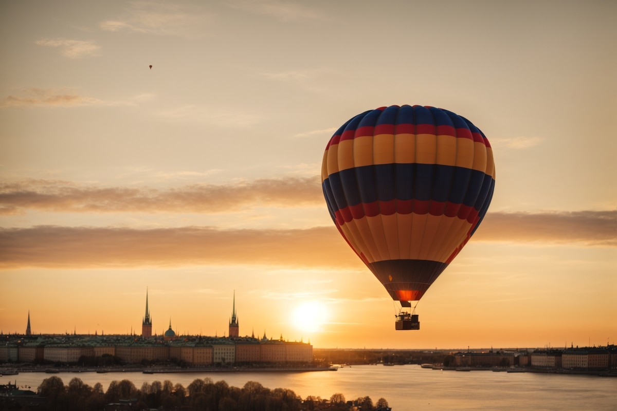 Flyg Luftballong i Stockholm för två
